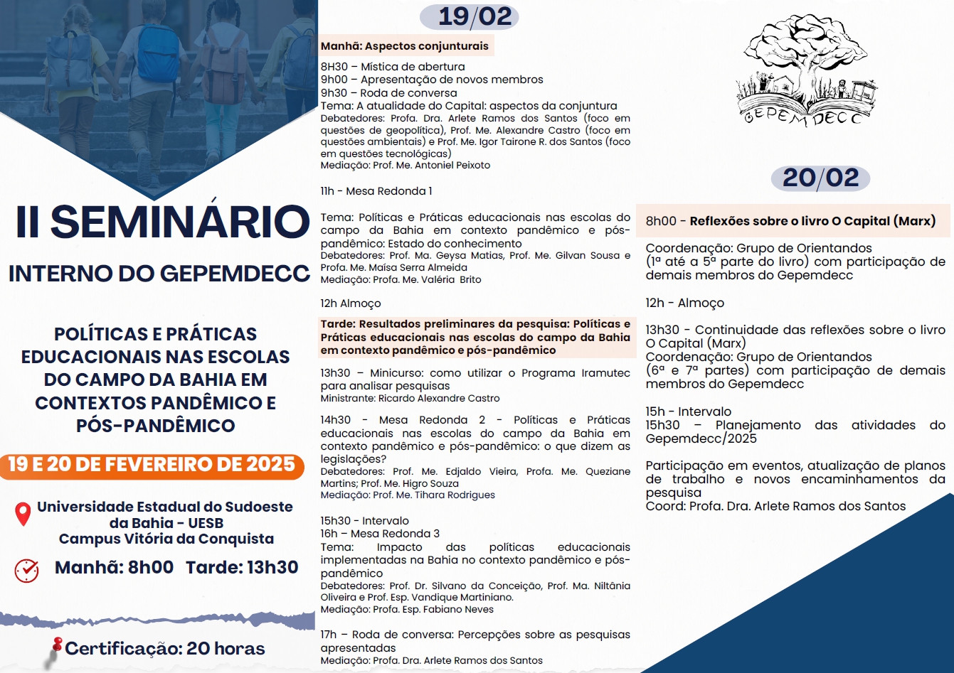 II Seminário Interno do GEPEMDECC