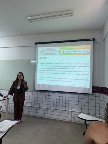 Apresentação de Comunicação Oral.